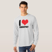 Ik hou van Bridgeport T-shirt (Voorkant volledig)