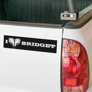 Ik hou van Bridget Bumpersticker