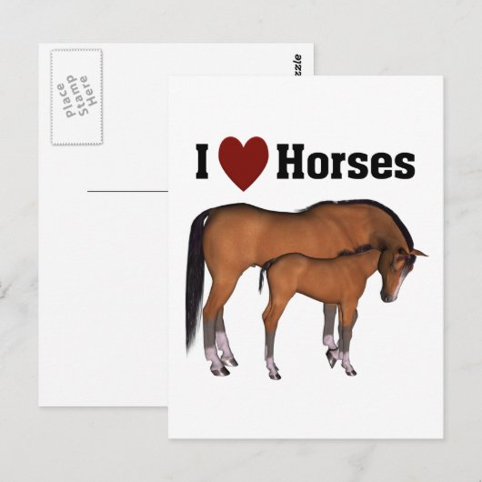 Ik hou van Briefkaart (Voorkant / Achterkant)