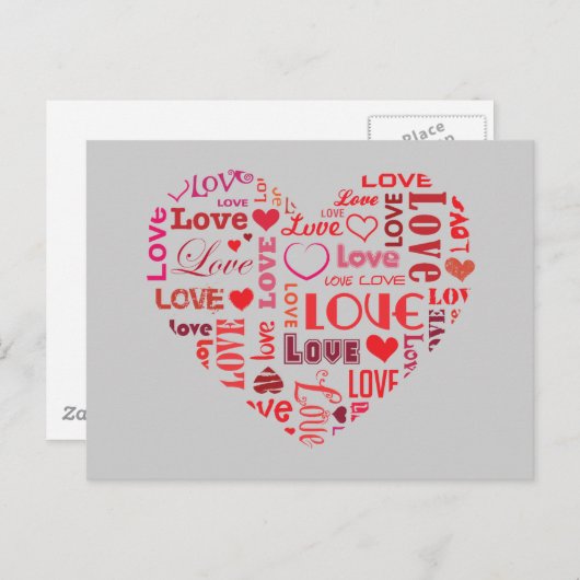 Ik hou van briefkaart (Voorkant / Achterkant)