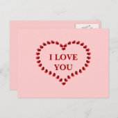 Ik hou van....... briefkaart (Voorkant / Achterkant)