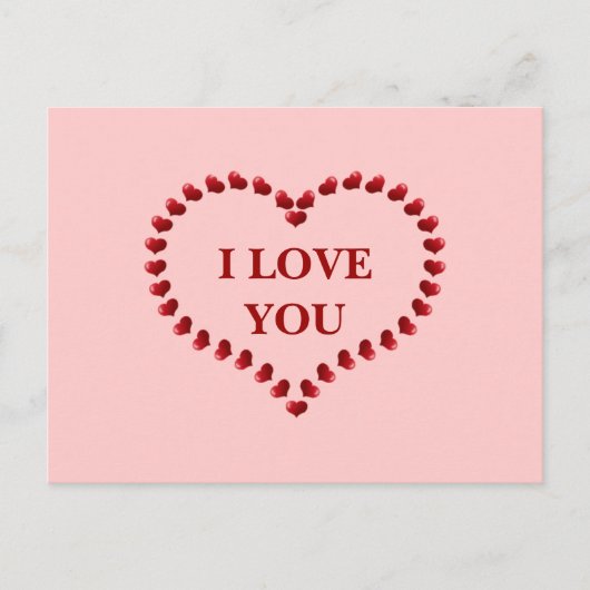 Ik hou van....... briefkaart (Voorkant)