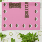 Ik hou van Brigadeiro Theedoek (Gevouwen)