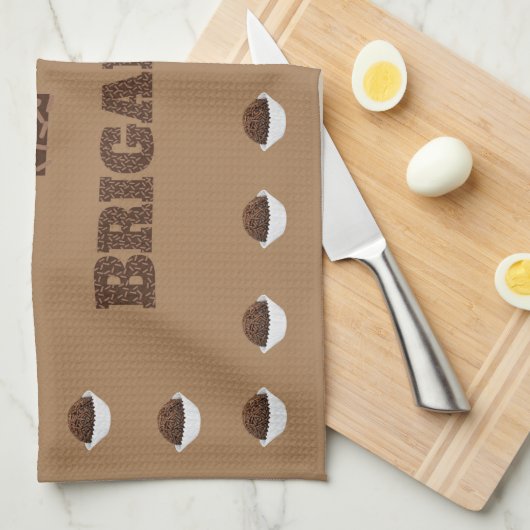 Ik hou van Brigadeiro Theedoek (Quarter Fold)