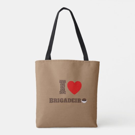Ik hou van Brigadeiro Tote Bag (Achterkant)