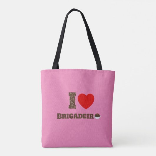 Ik hou van Brigadeiro Tote Bag (Achterkant)