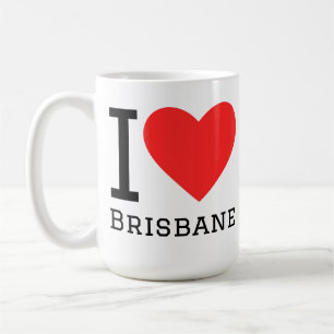 Ik hou van Brisbane Koffiemok