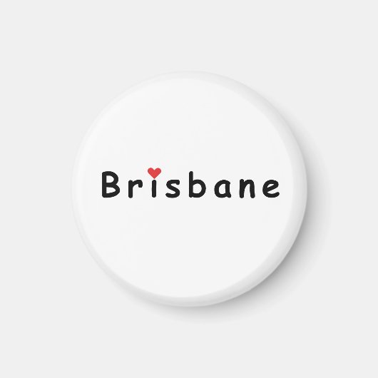 Ik hou van Brisbane Magneet (Voorkant)