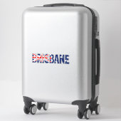 Ik hou van Brisbane Sticker (Koffer)