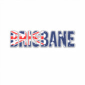 Ik hou van Brisbane Sticker (Voorkant)