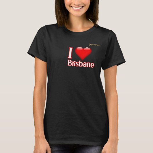 Ik hou van Brisbane T-shirt (Voorkant)