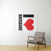 Ik hou van Brisbane Wandkleed (In Situ (horizontaal))