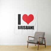 Ik hou van Brisbane Wandkleed (In situ)