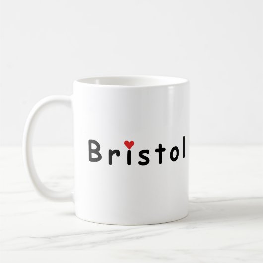 Ik hou van Bristol Koffiemok (Links)