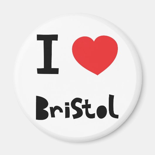 Ik hou van Bristol Magneet (Voorkant)