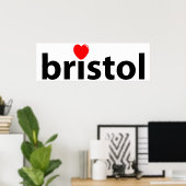 Ik hou van Bristol Poster (Thuiskantoor)