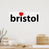 Ik hou van Bristol Poster (Keuken)