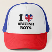 Ik hou van British Boys Trucker Pet (Voorkant)