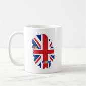 Ik hou van Britse kunst print Koffiemok (Links)