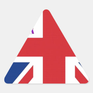 Ik hou van Britse kunst print Sticker