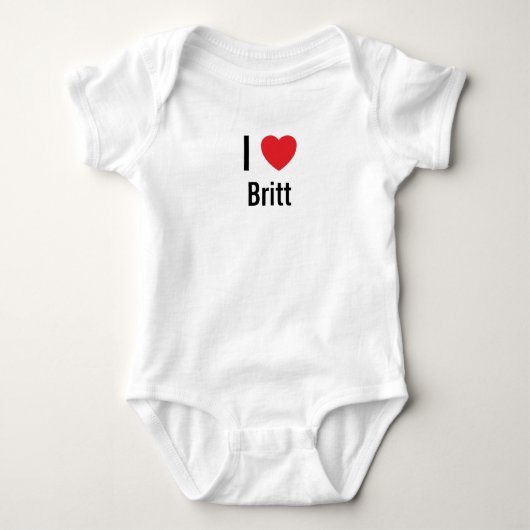 Ik hou van Britt Romper (Voorkant)