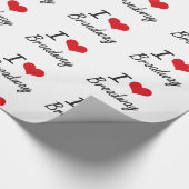 Ik hou van BROADWAY Cadeaupapier (Hoek)