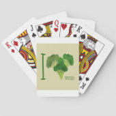 Ik hou van broccoli pokerkaarten (Achterkant)