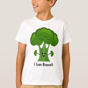 Ik hou van broccoli t-shirt