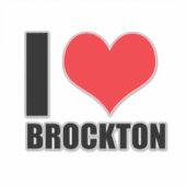 Ik hou van Brockton Sticker (Voorkant)
