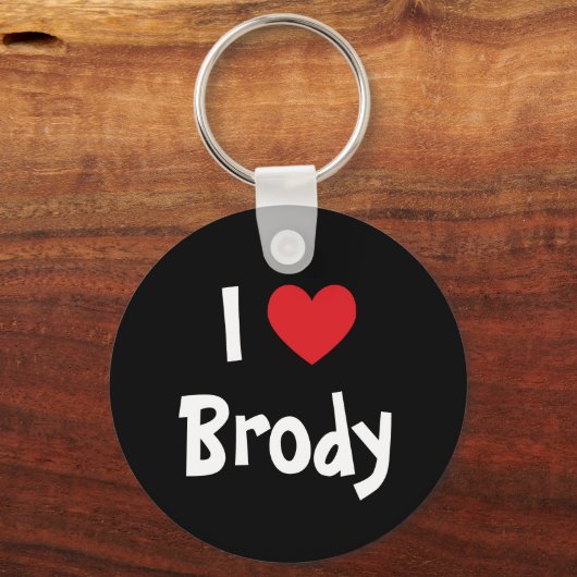 Ik hou van Brody Sleutelhanger (Voorkant)