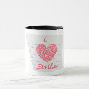 Ik hou van broeder mok