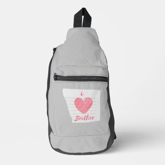 Ik hou van broeder sling bag (Voorkant)