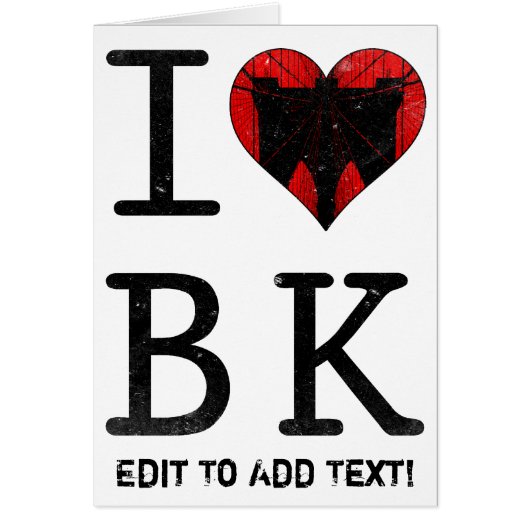 Ik hou van Brooklyn, BK New York (Voorkant)