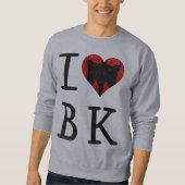Ik hou van Brooklyn BK NYC sweatshirt (Voorkant)