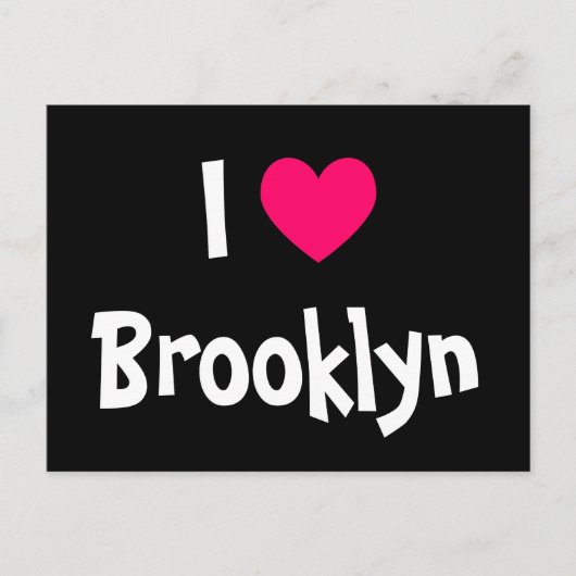 Ik hou van Brooklyn Briefkaart (Voorkant)