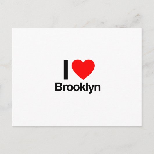 ik hou van brooklyn briefkaart (Voorkant)