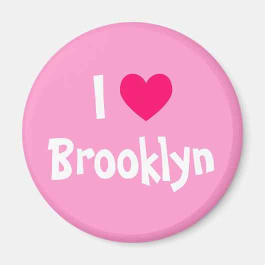 Ik hou van Brooklyn Magneet (Voorkant)