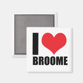 Ik hou van Broome Magneet (Voorkant / Achterkant)