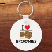 Ik hou van brownies sleutelhanger (Voorkant)