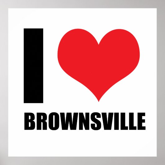 Ik hou van Brownsville Poster (Voorkant)