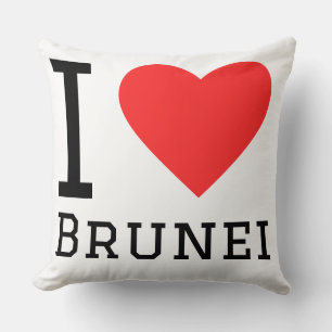 Ik hou van Brunei Kussen