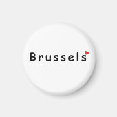 Ik hou van Brussel Magneet (Voorkant)
