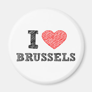 Ik hou van Brussel Magneet