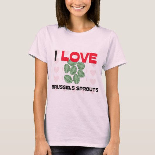 Ik hou van Brussels Sprouts T-shirt (Voorkant)