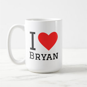 Ik hou van Bryan Koffiemok
