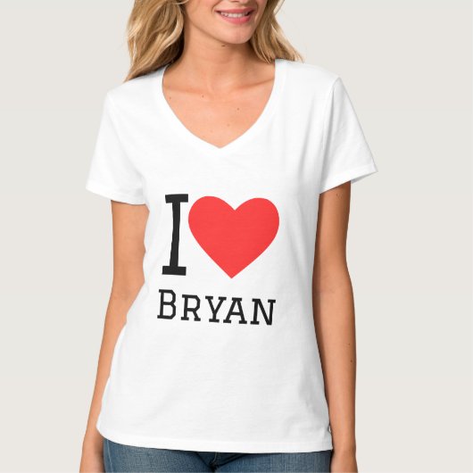 Ik hou van Bryan T-shirt (Voorkant)