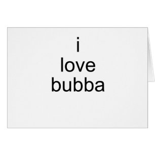 ik hou van bubba