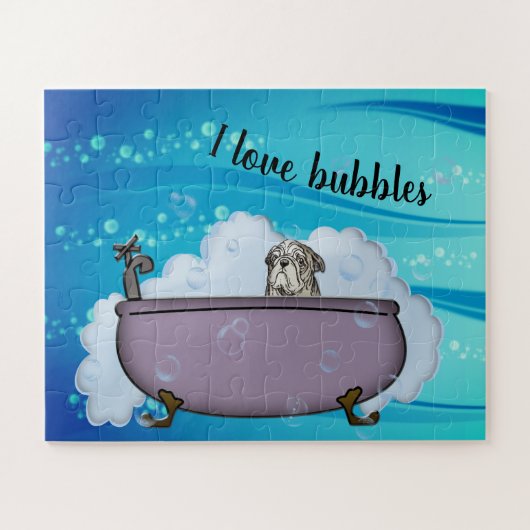 Ik hou van bubbels legpuzzel (Horizontaal)