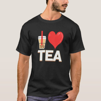 Ik hou van Bubble Tea Bubble Tea T-shirt