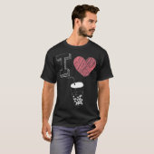 Ik hou van Bubble Tea tante T-shirt (Voorkant volledig)